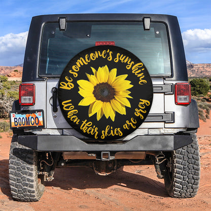 Sunflower Be Someones Sunshine Car Spare Tire