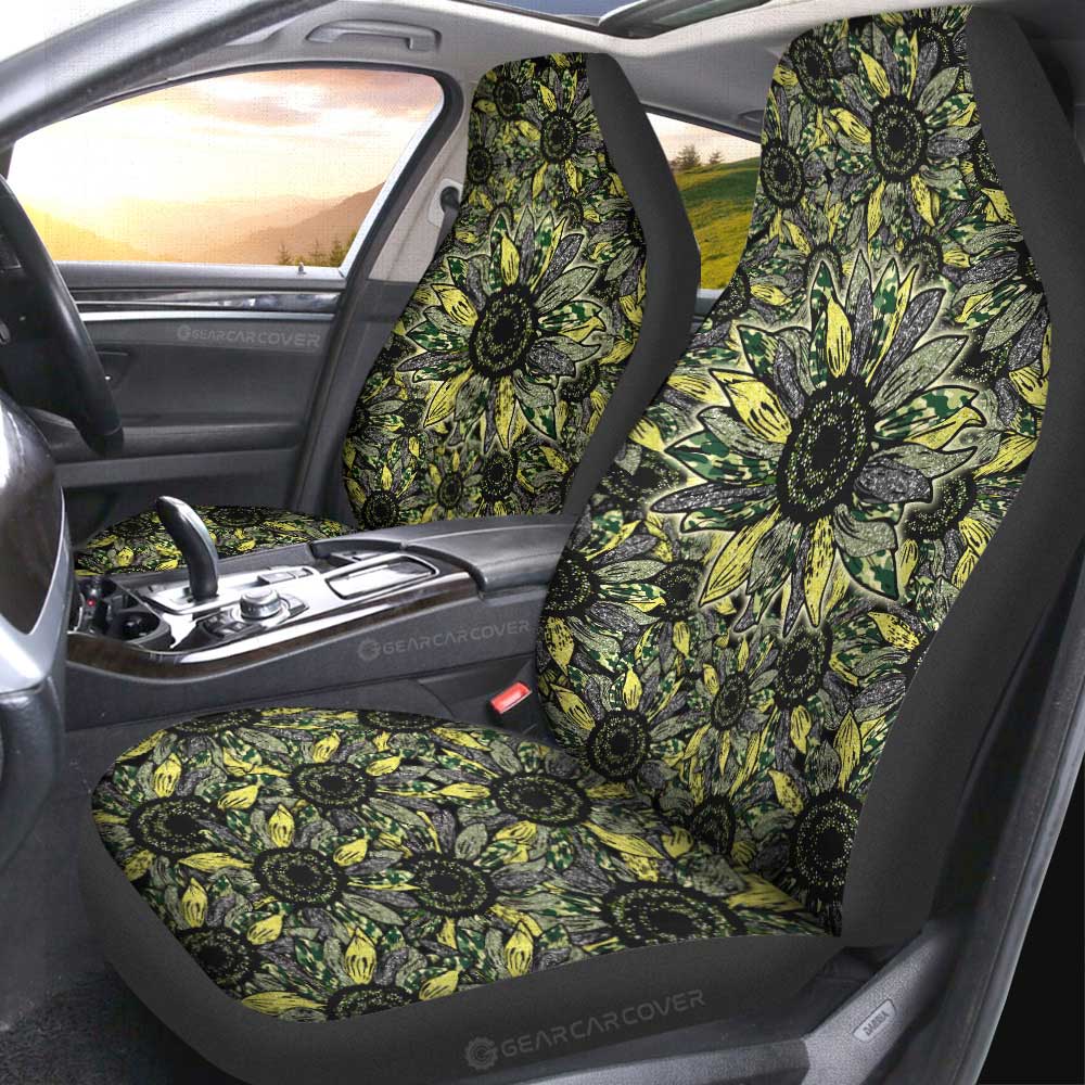 Sunflower Car Seat Covers Custom Car Decoration