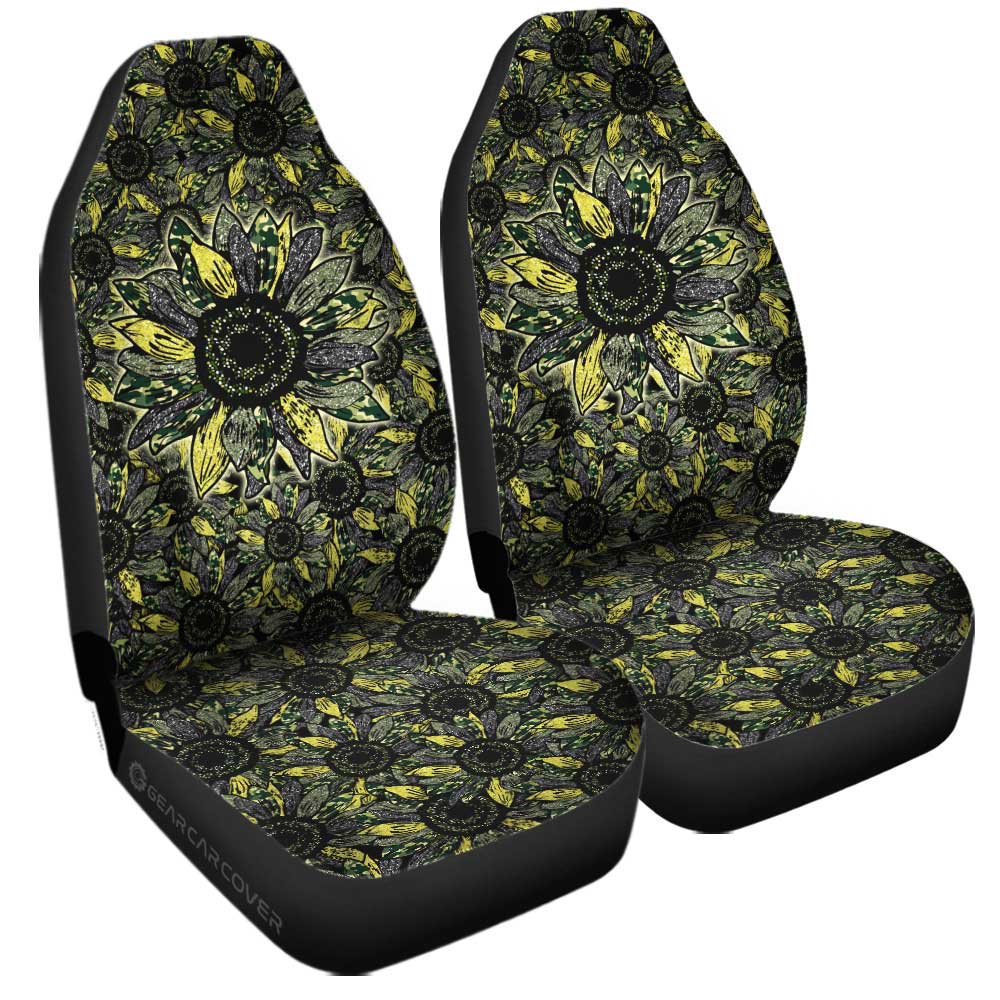 Sunflower Car Seat Covers Custom Car Decoration