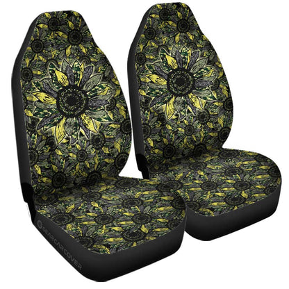Sunflower Car Seat Covers Custom Car Decoration