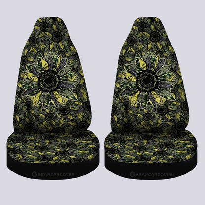 Sunflower Car Seat Covers Custom Car Decoration