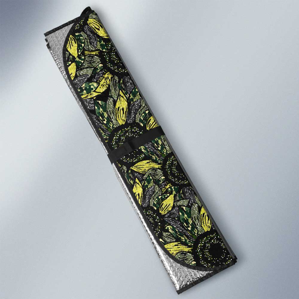 Sunflower Car Sunshade Custom Car Decoration