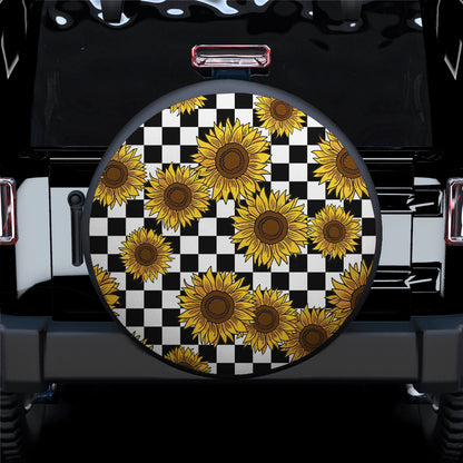 Sunflower Caro Spare Tire Cover