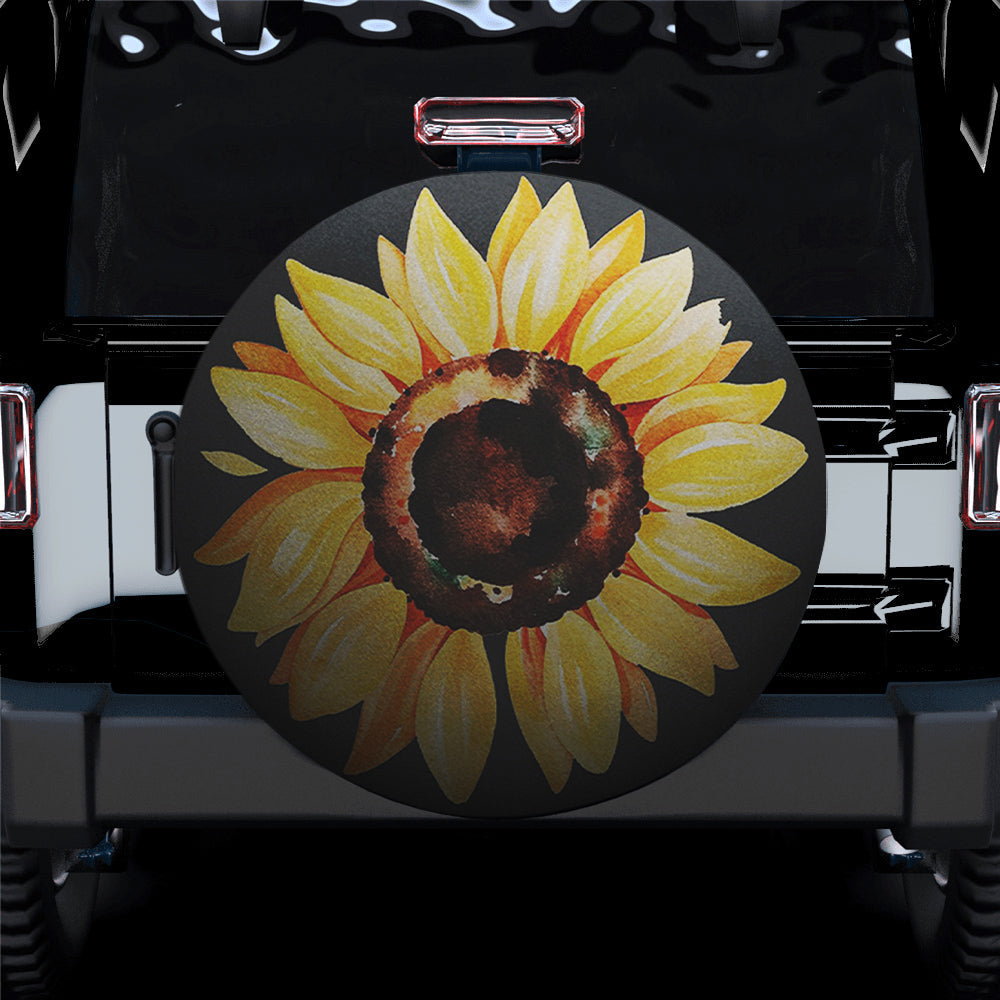 Sunflower Spare Tire Cover