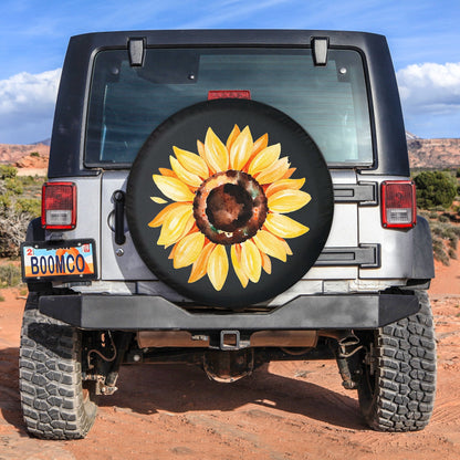 Sunflower Spare Tire Cover