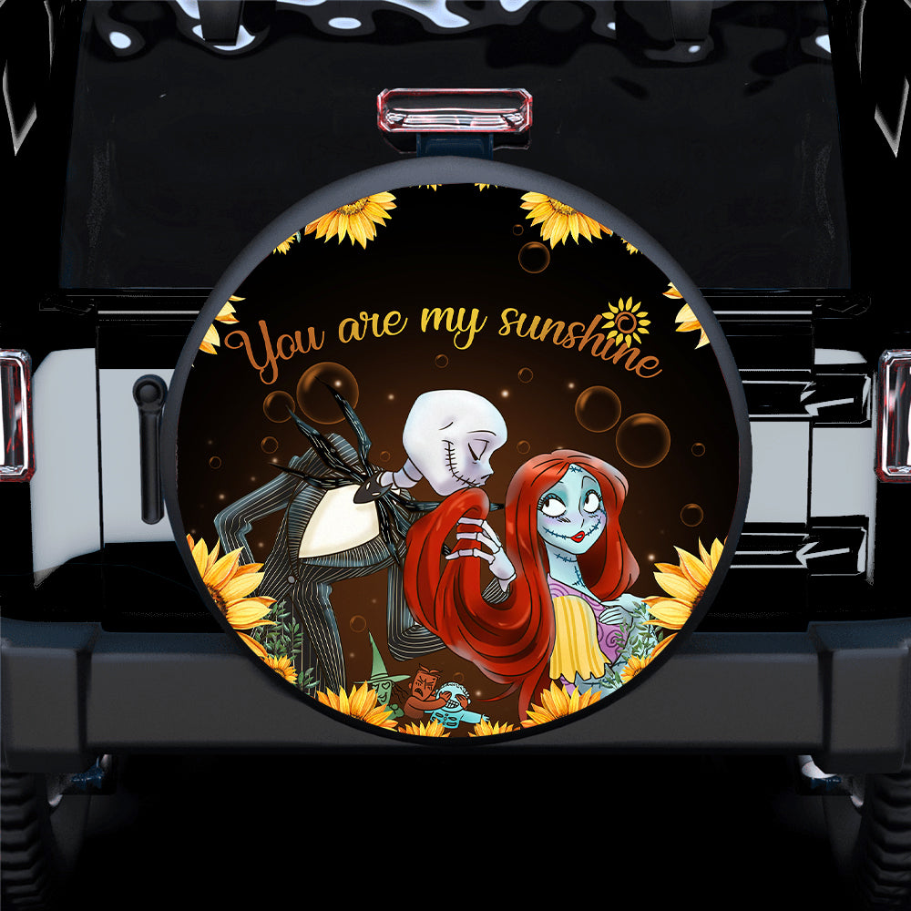 Sunflower Nightmare Before Christmas You Are My Sunshine Jeep Car Spare Tire Cover