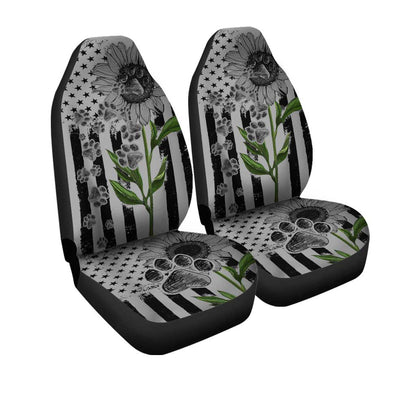 Sunflower Paws Car Seat Covers Custom Gray Color Accessories