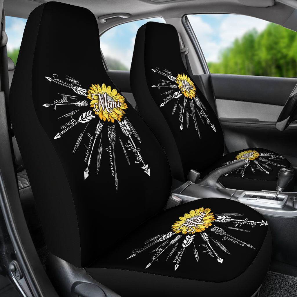 Sunflowers Art Car Seat Cover