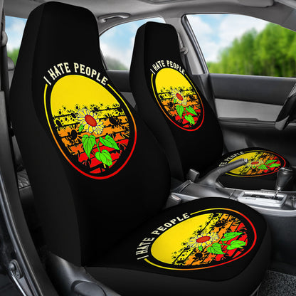 Sunflowers I Hate People Car Seat Cover