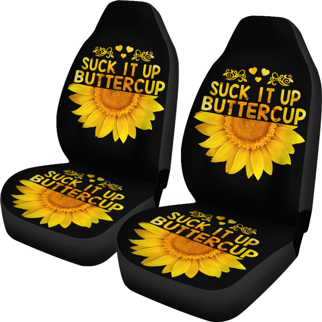Sunflowers Shut It Up Car Seat Cover