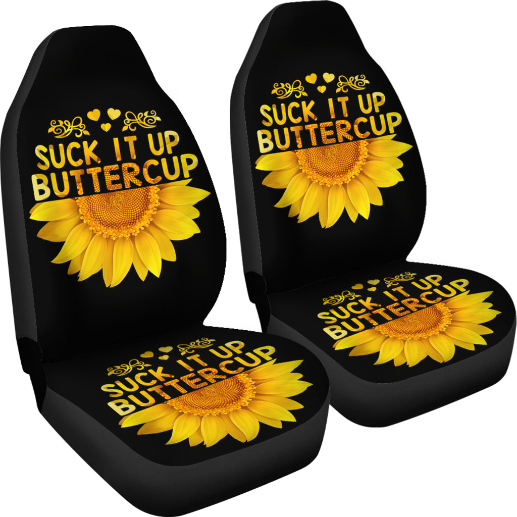 Sunflowers Shut It Up Car Seat Cover