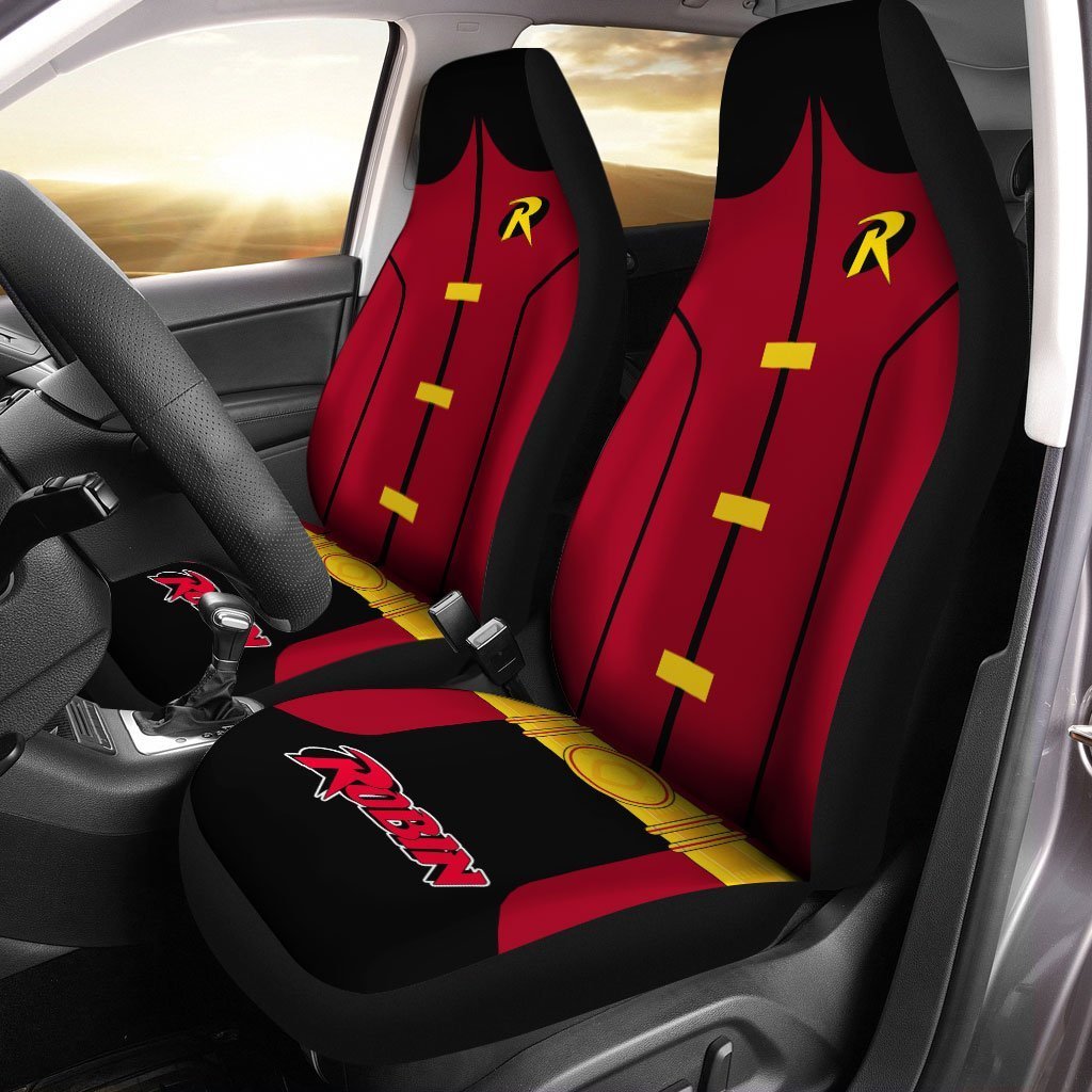 Super Hero Robin Car Seat Covers Custom For Car