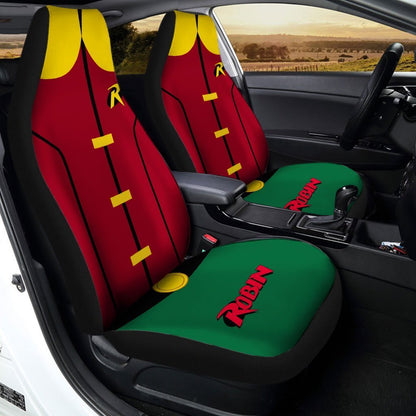Super Hero Robin Car Seat Covers Custom Uniform