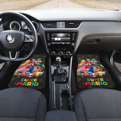 Super Mario Car Floor Mats Custom For Fans Ci221220-04
