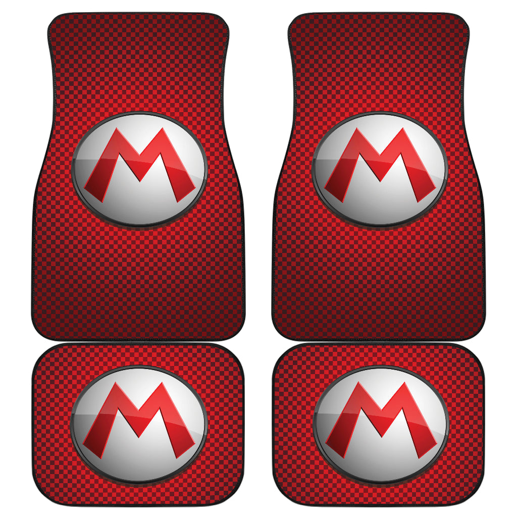 Super Mario Car Floor Mats Custom For Fans Ci221220-06