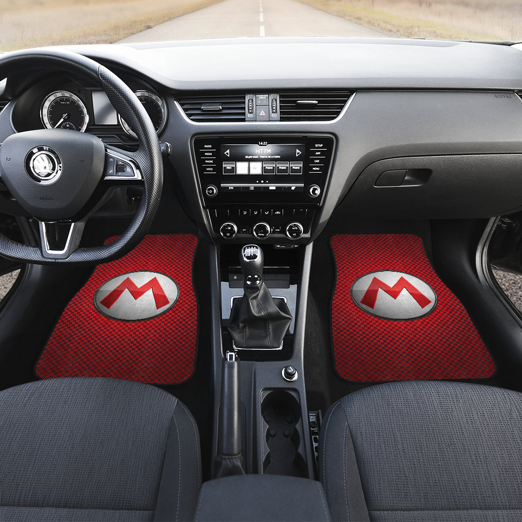 Super Mario Car Floor Mats Custom For Fans Ci221220-06