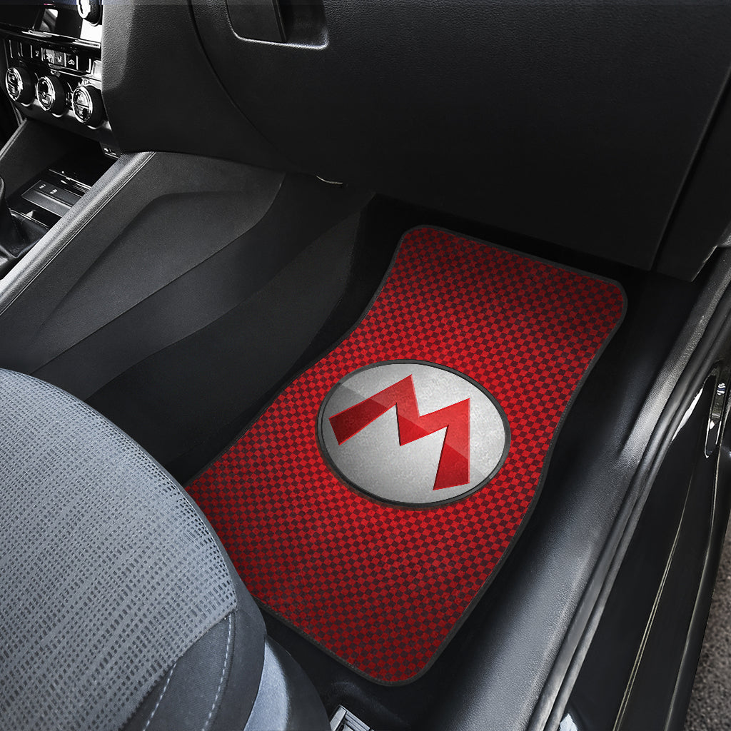 Super Mario Car Floor Mats Custom For Fans Ci221220-06