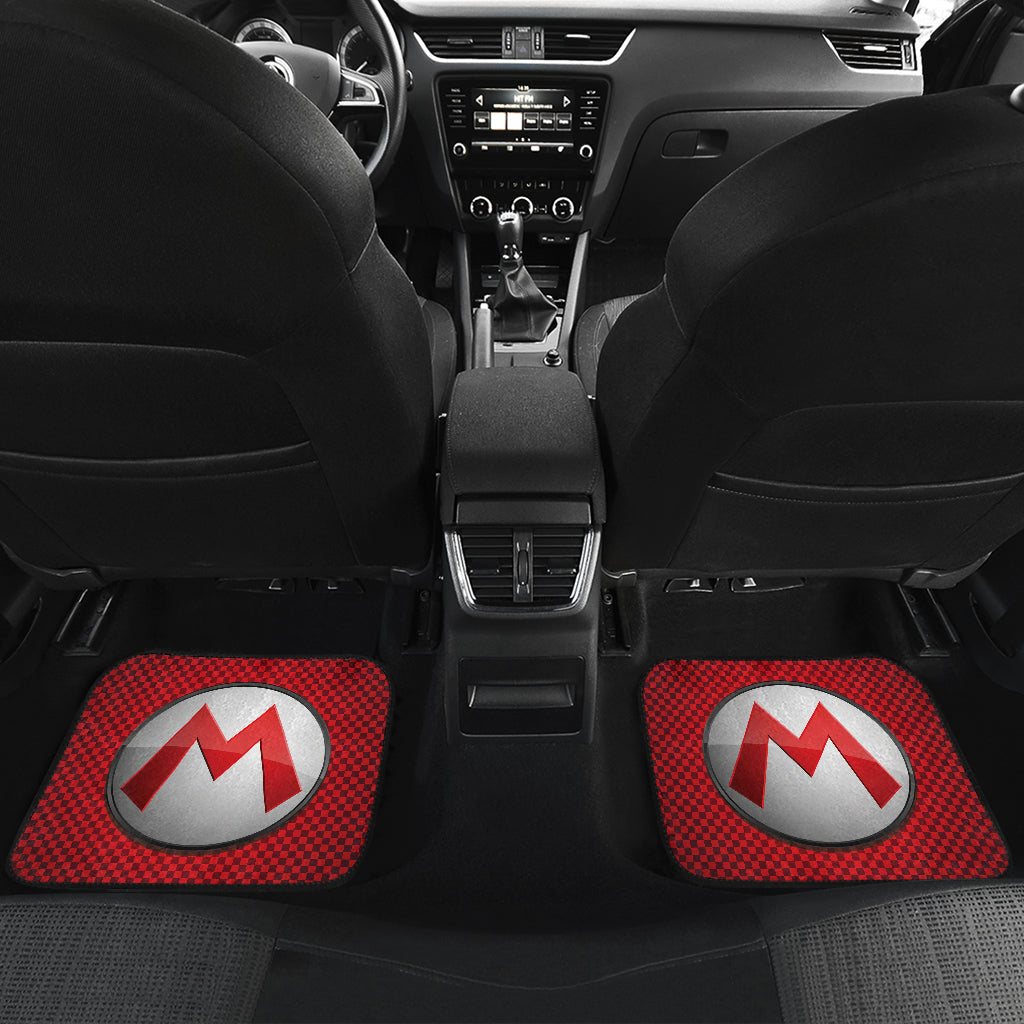 Super Mario Car Floor Mats Custom For Fans Ci221220-06