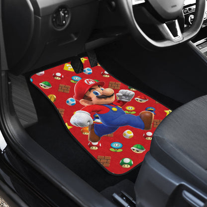 Super Mario Car Floor Mats Custom For Fans Ci221219-10