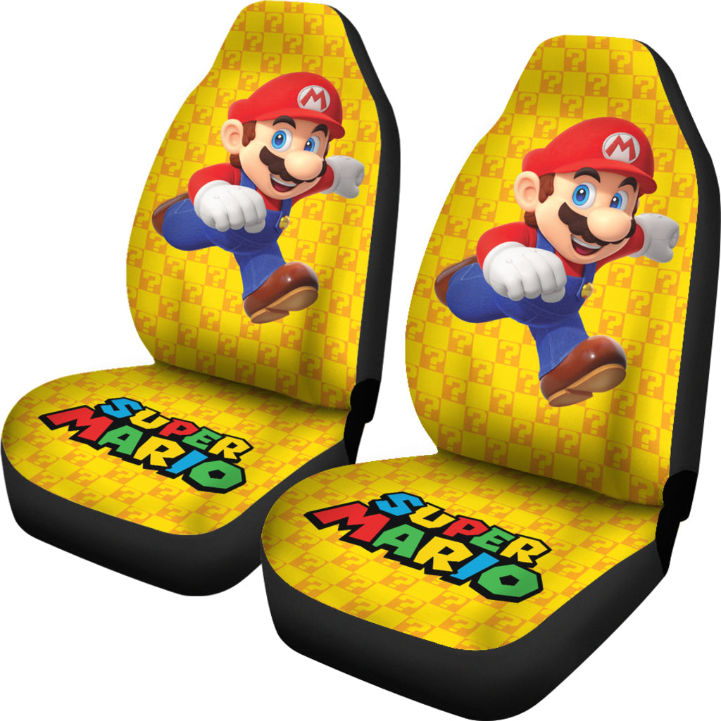 Super Mario Car Seat Covers Custom For Fans Ci221216-06
