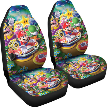 Super Mario Car Seat Covers Custom For Fans Ci221216-03