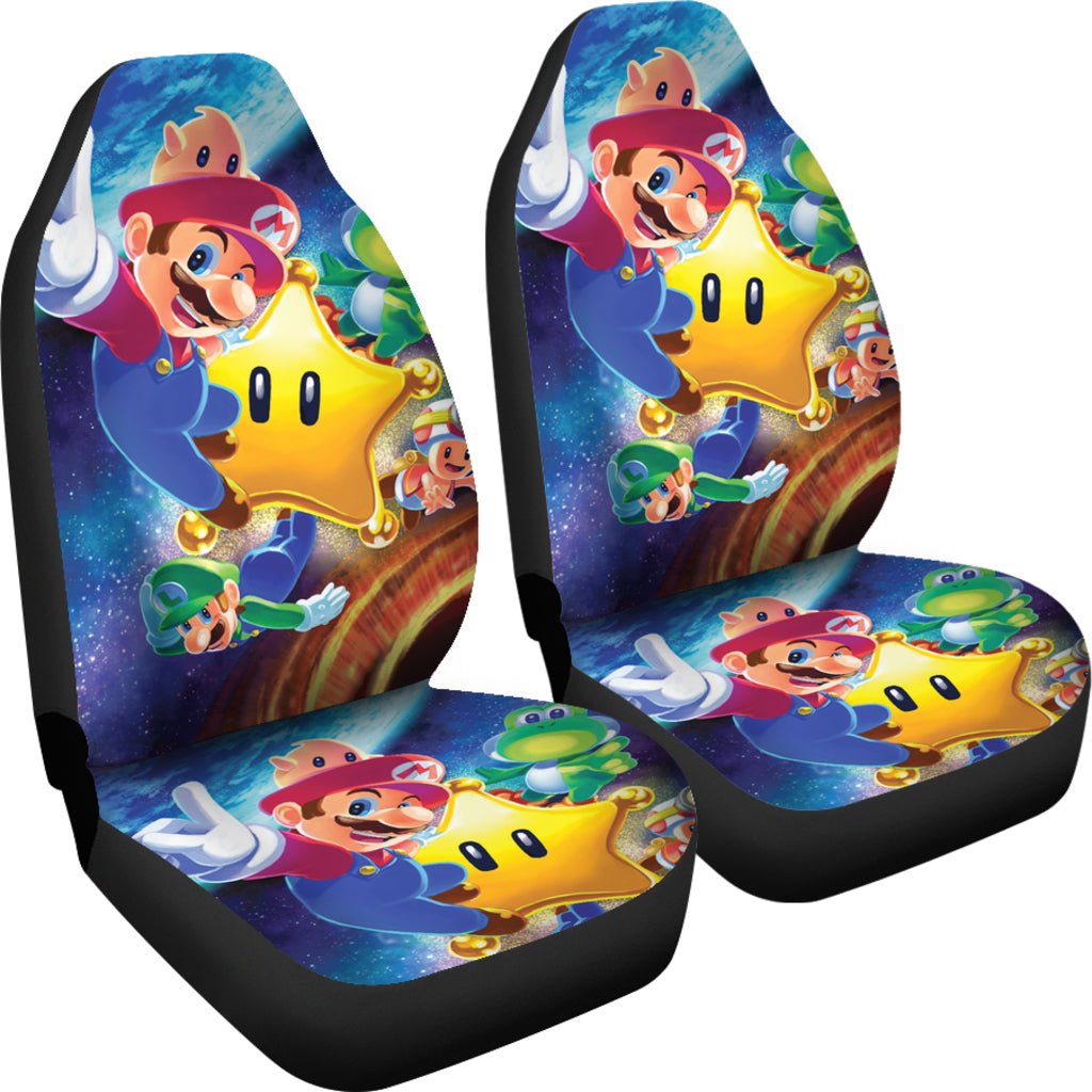 Super Mario Car Seat Covers Custom For Fans Ci221216-02