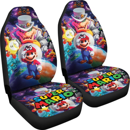 Super Mario Car Seat Covers Custom For Fans Ci221216-01