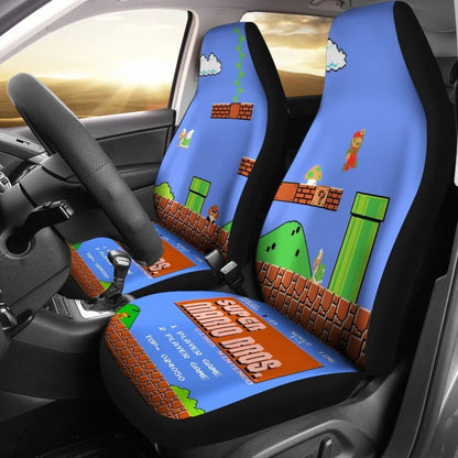 Super Mario Let'S Play Car Seat Covers Mn05 Universal Fit 225721