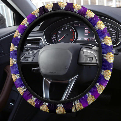 Super Saiyan Dragon Ball Anime Custom Car Steering Wheel Cover
