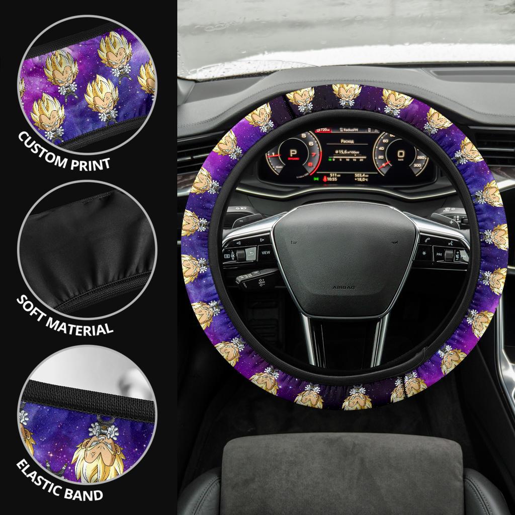 Super Saiyan Dragon Ball Anime Custom Car Steering Wheel Cover