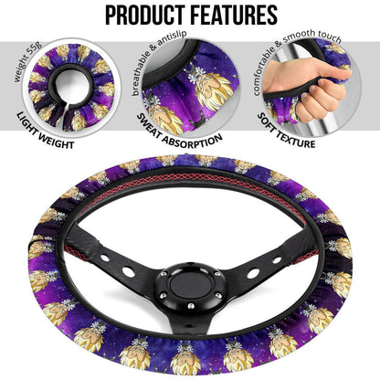 Super Saiyan Dragon Ball Anime Custom Car Steering Wheel Cover