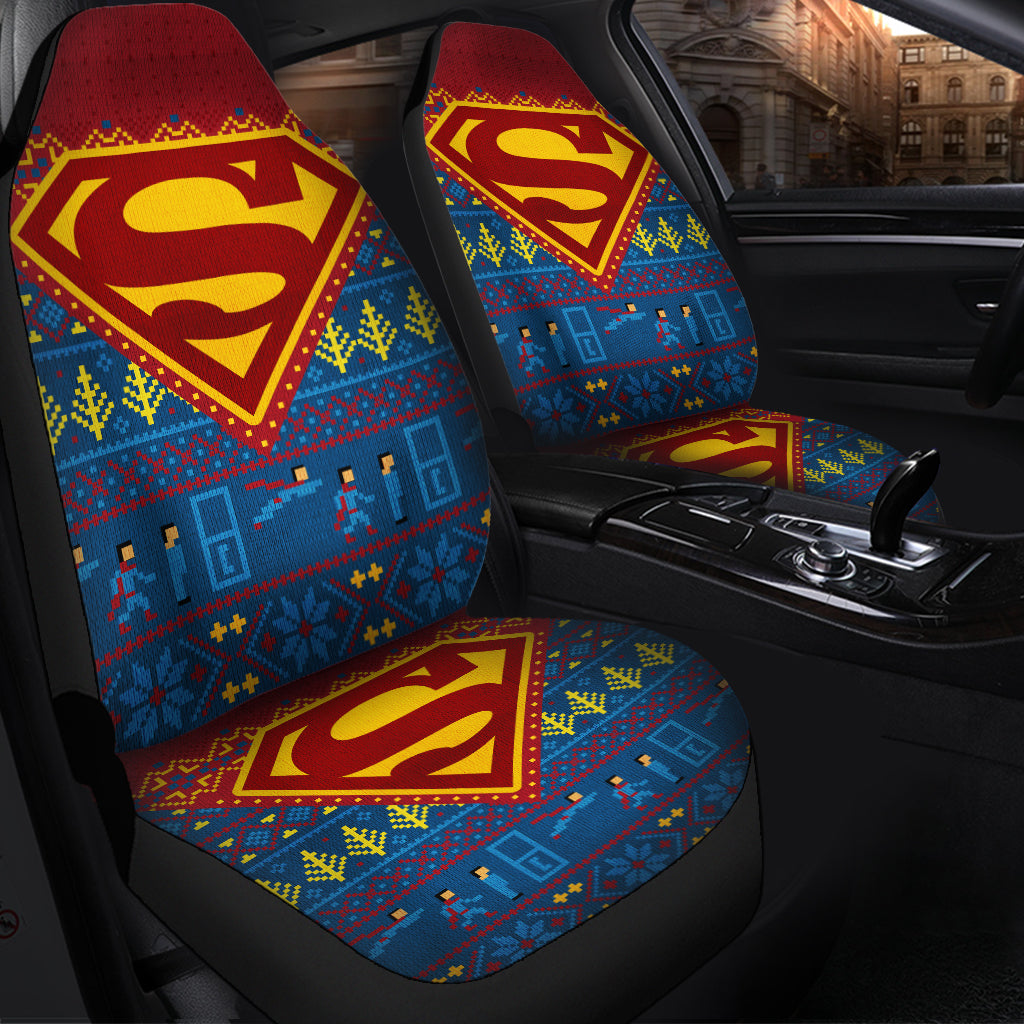 Superman Christmas Car Seat Covers