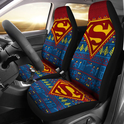 Superman Christmas Car Seat Covers