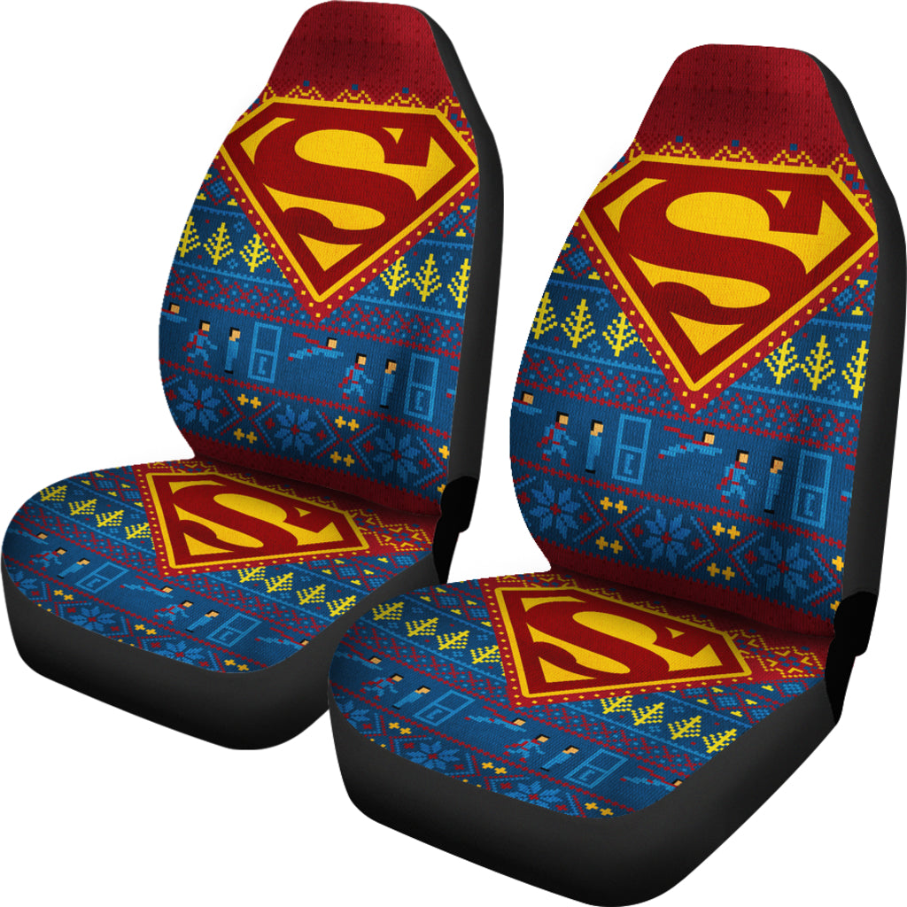 Superman Christmas Car Seat Covers