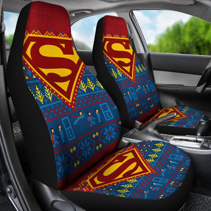 Superman Christmas Car Seat Covers