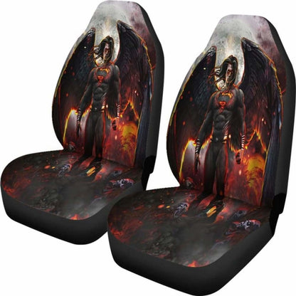 Superman Dark Car Seat Covers Universal Fit 051012