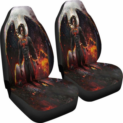 Superman Dark Car Seat Covers Universal Fit 051012