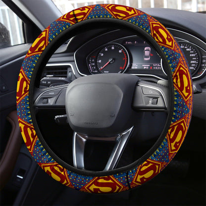 Superman Premium Custom Car Steering Wheel Cover