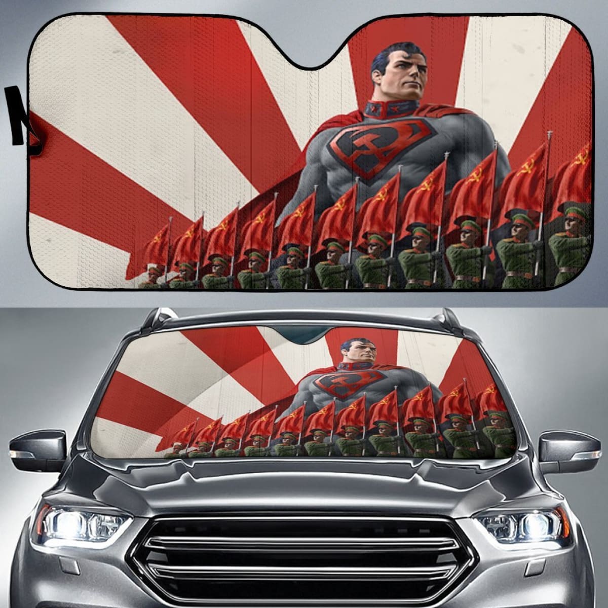 Superman Red Hood 2020 Car Sun Shade amazing best gift ideas 2020 Universal Fit 174503