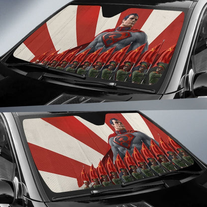 Superman Red Hood 2020 Car Sun Shade amazing best gift ideas 2020 Universal Fit 174503