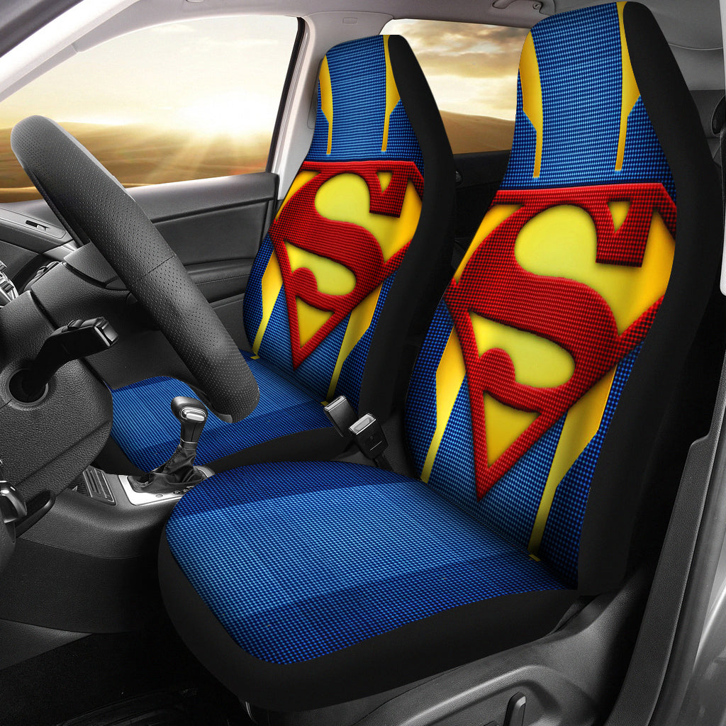 Superman Signal Car Seat Covers
