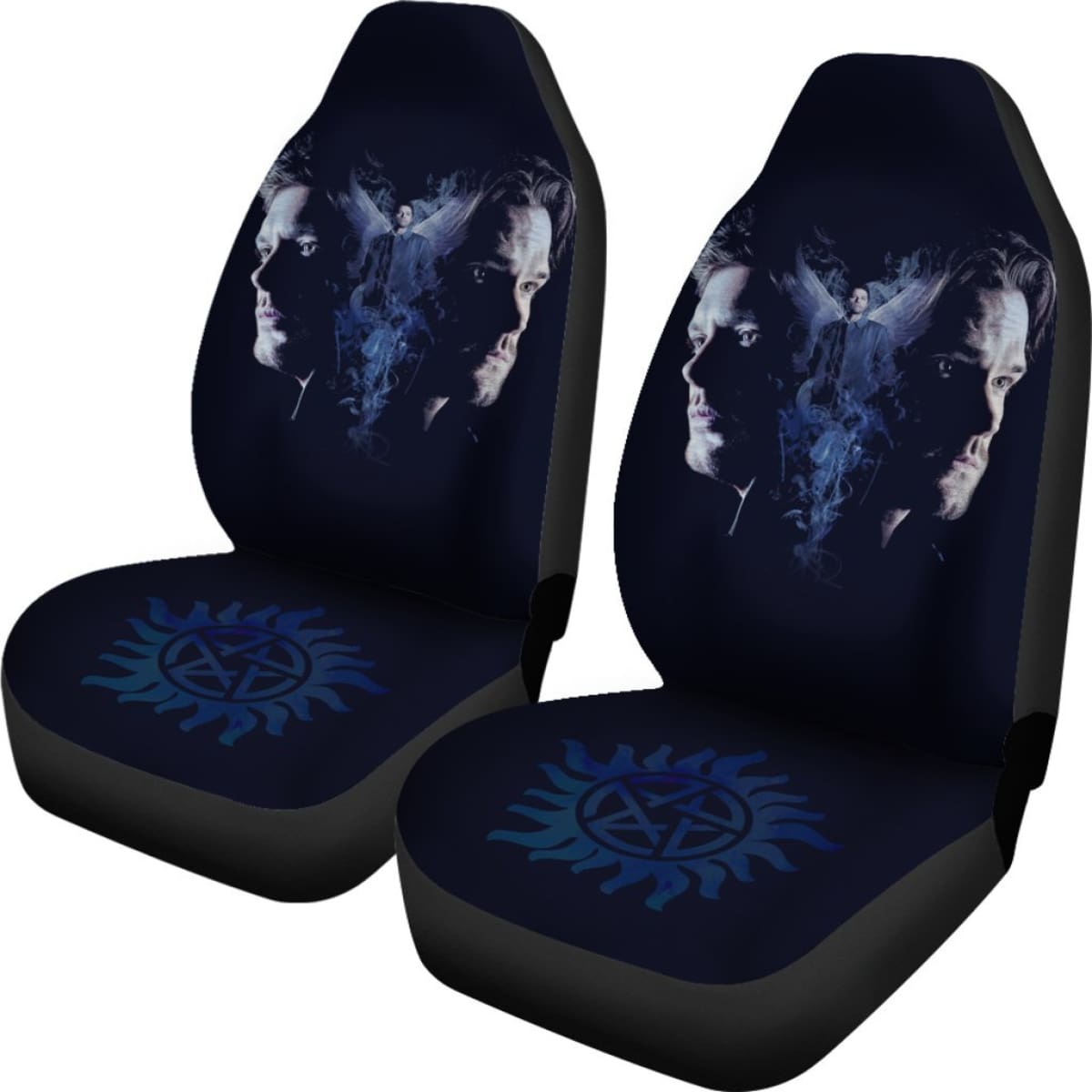 Supernatural Art Car Seat Covers Movie Fan Gift H040320 Universal Fit 225311