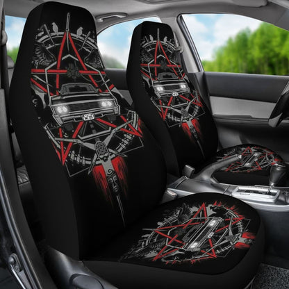 Supernatural Logo Art Car Seat Covers Movie Fan Gift H040320 Universal Fit 225311