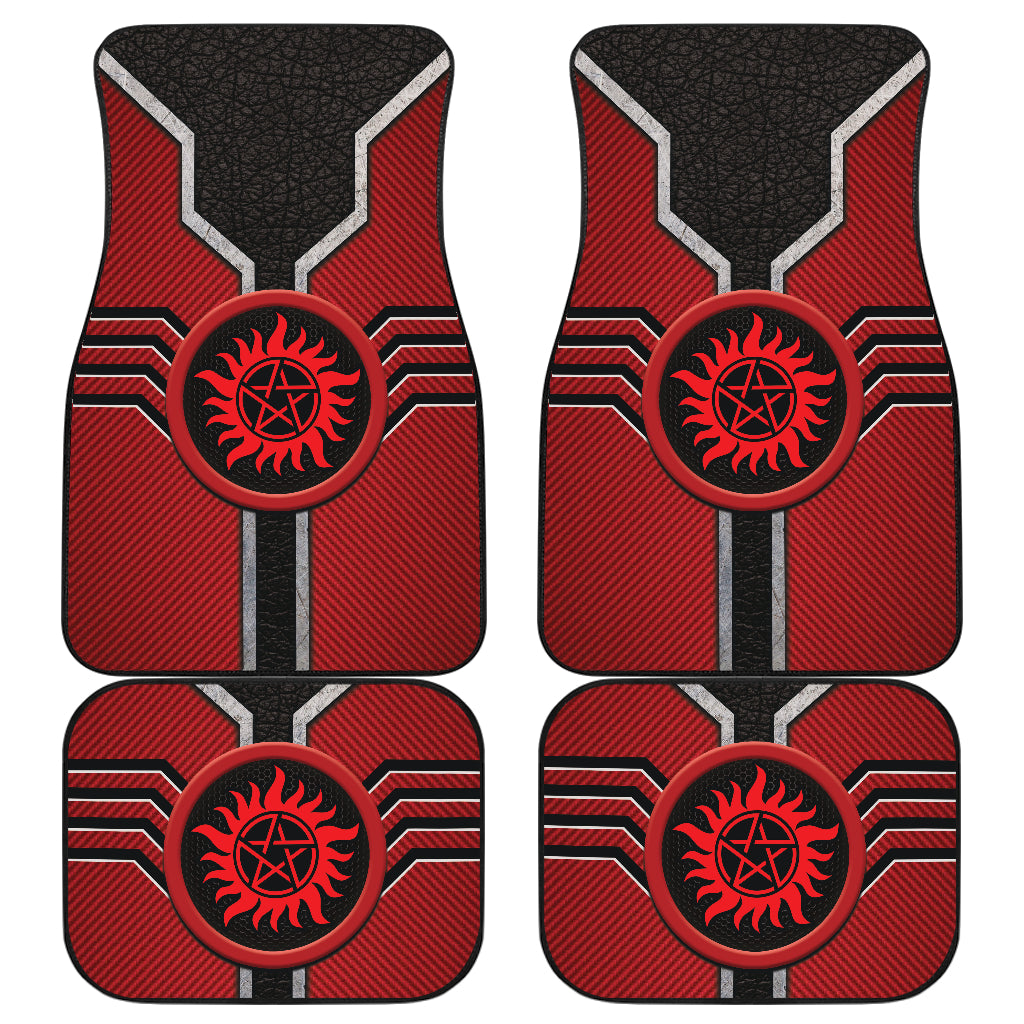 Supernatural Logo Car Floor Mats Custom For Fans Ci230113-07a