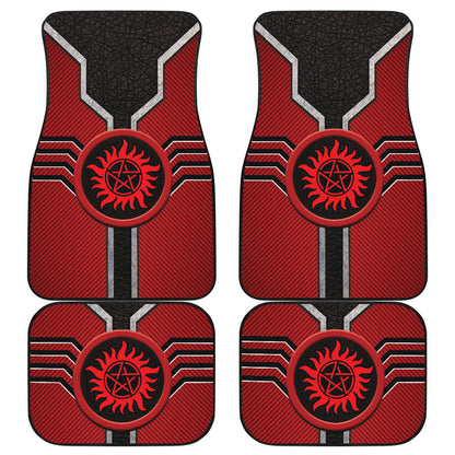 Supernatural Logo Car Floor Mats Custom For Fans Ci230113-07a