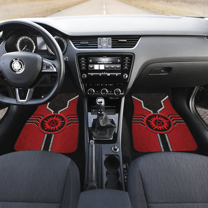 Supernatural Logo Car Floor Mats Custom For Fans Ci230113-07a