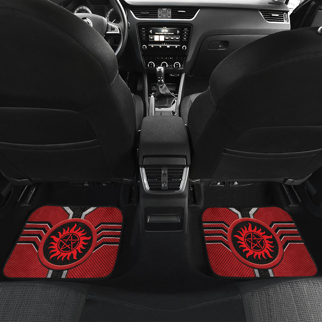 Supernatural Logo Car Floor Mats Custom For Fans Ci230113-07a
