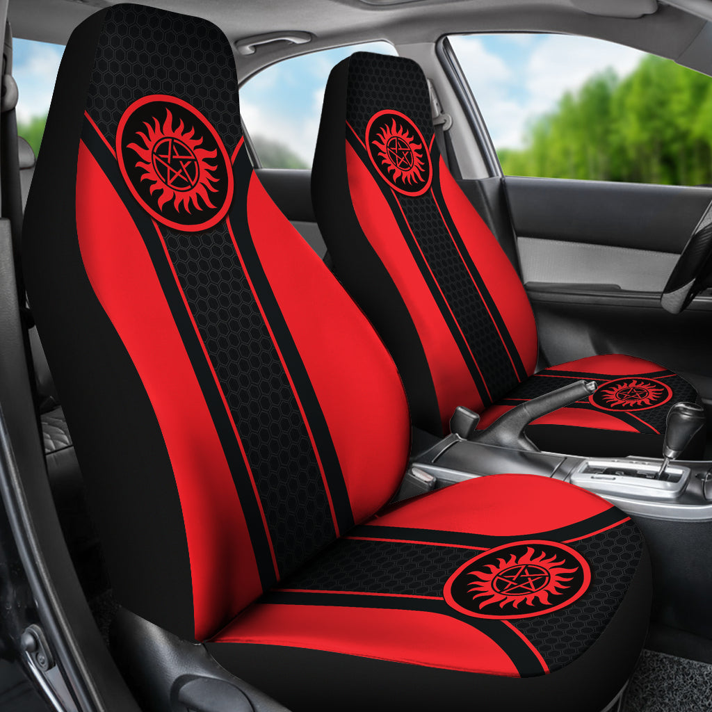 Supernatural Logo Car Seat Covers Custom For Fans Ci221229-09
