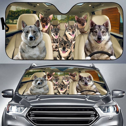 Swedish Vallhund Car All Over Printed 3D Sun Shade