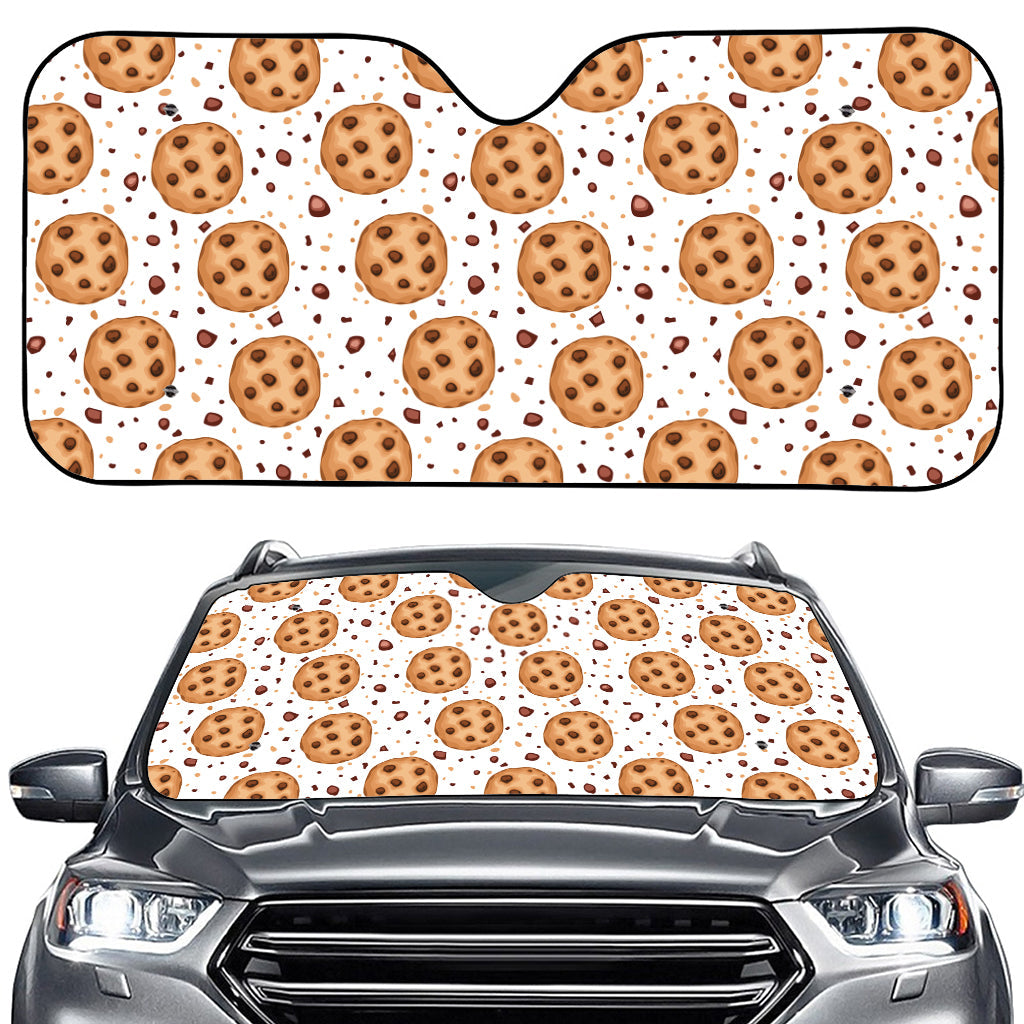 Sweet Cookie Pattern Print Car Windshield Sun Shade